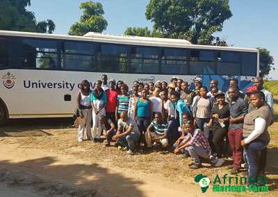 UniVen Students Visiting Afrinest Farm